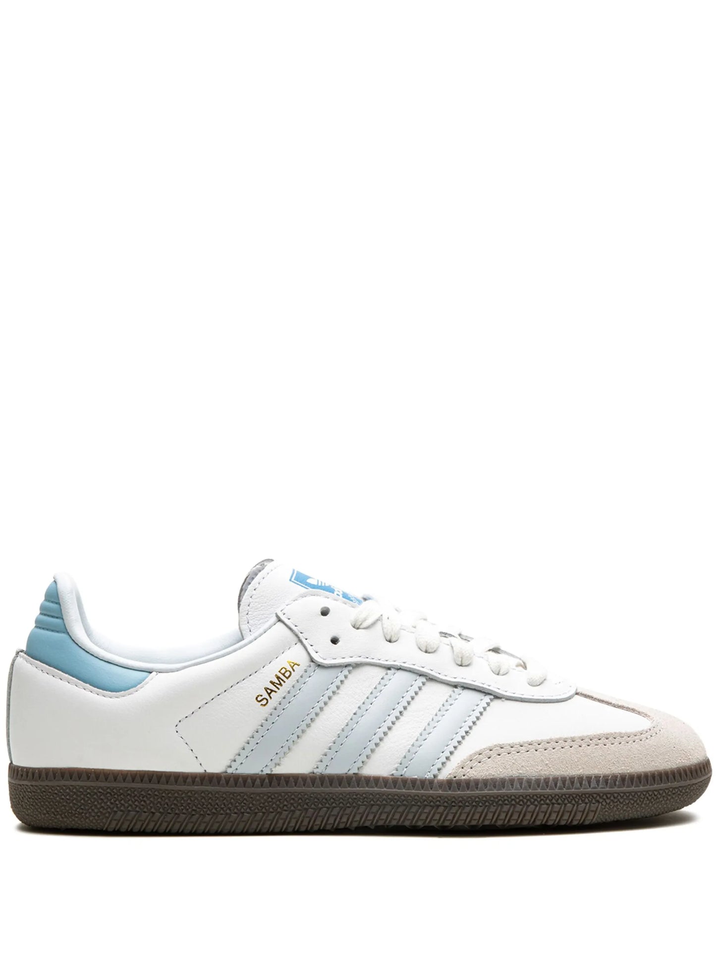 Adidas Samba White x Baby Blue