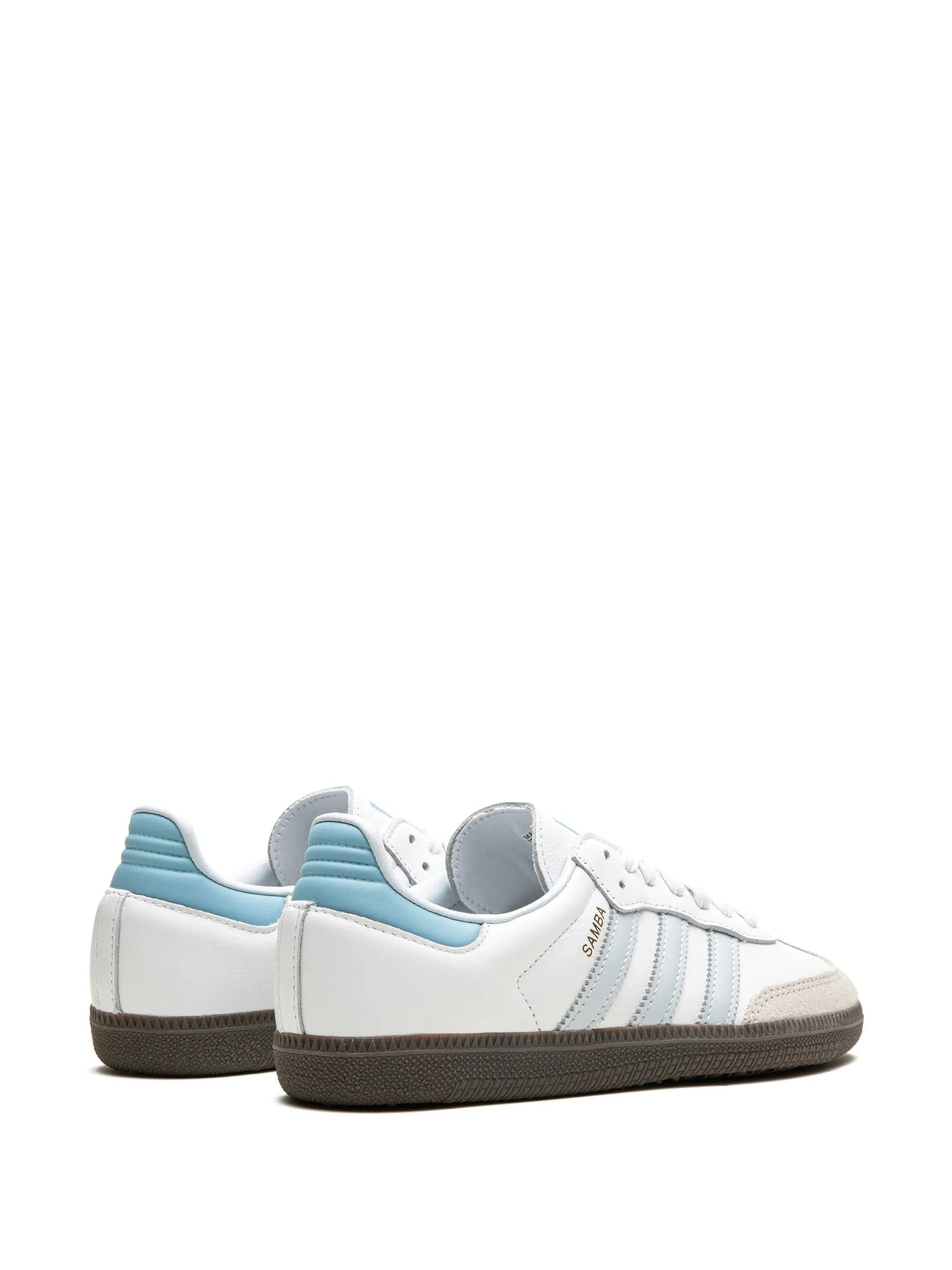 Adidas Samba White x Baby Blue