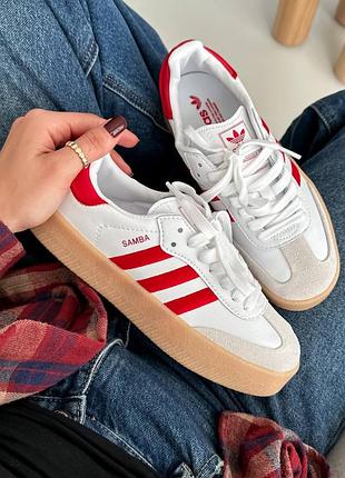 Samba XLG White x Red women
