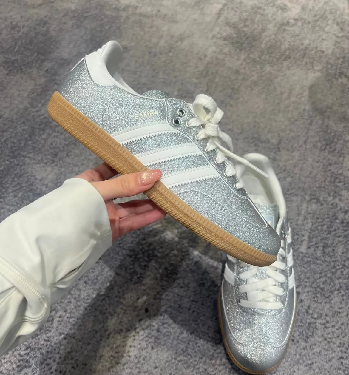 Adidas Samba Silver
