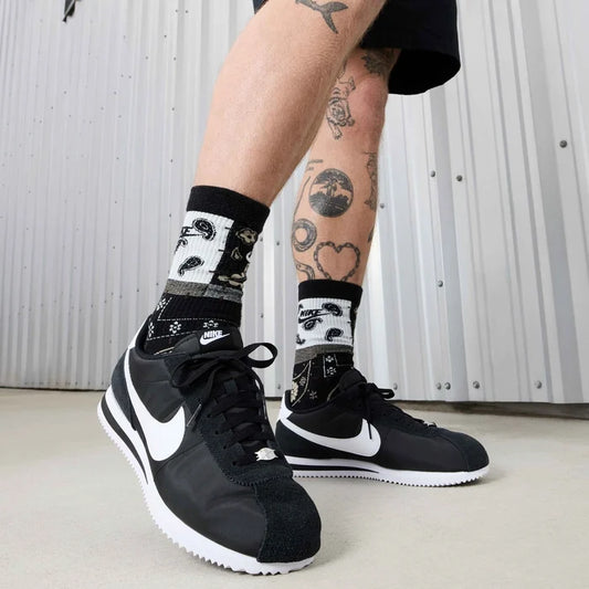 Nike Cortez Textile Black x White
