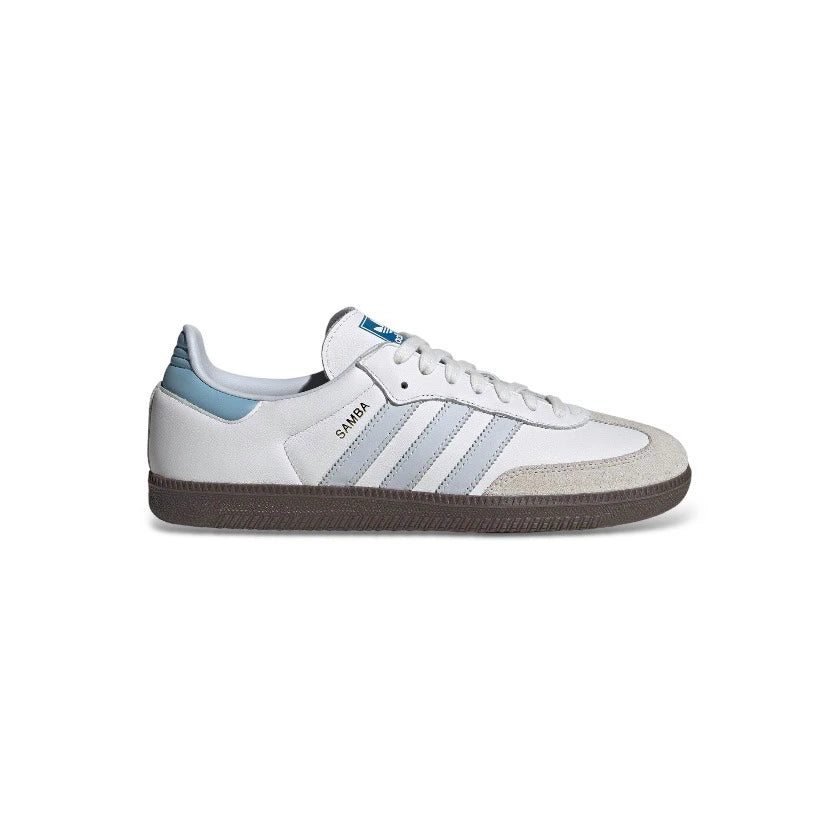 Adidas Samba White x Baby Blue