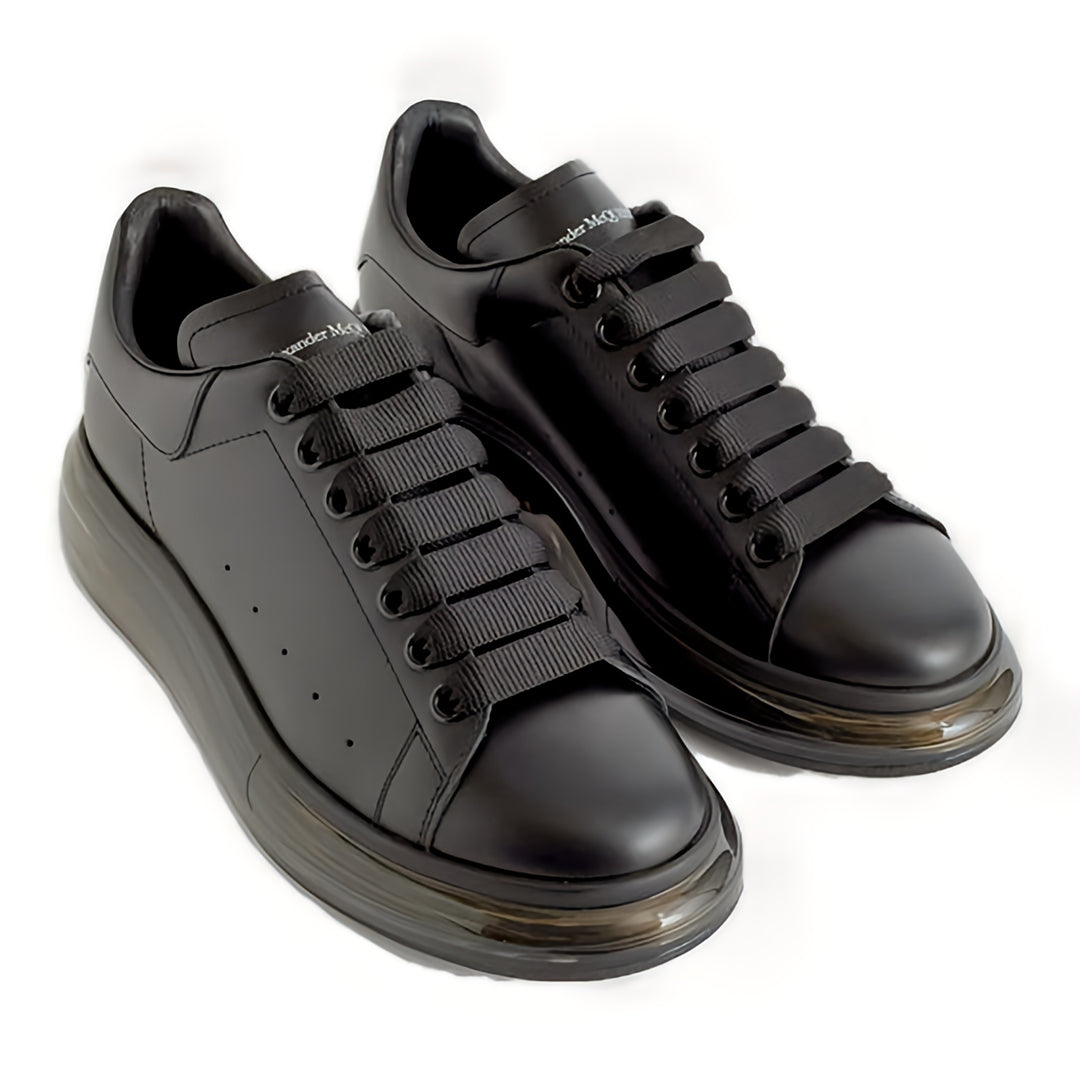 Alexander McQueen Air Bubble Wedge Sole Men Sneakers - Black