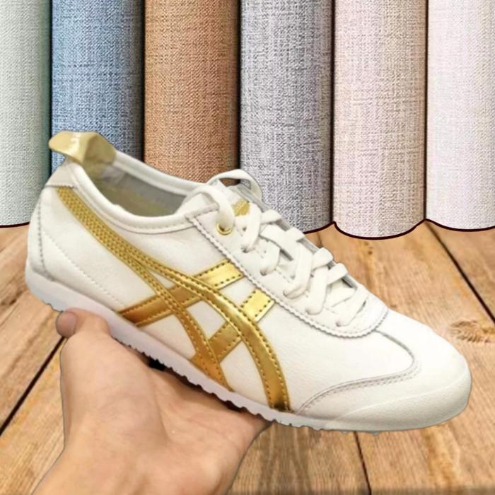 Onitsuka Tiger Mexico  White x Gold Women's