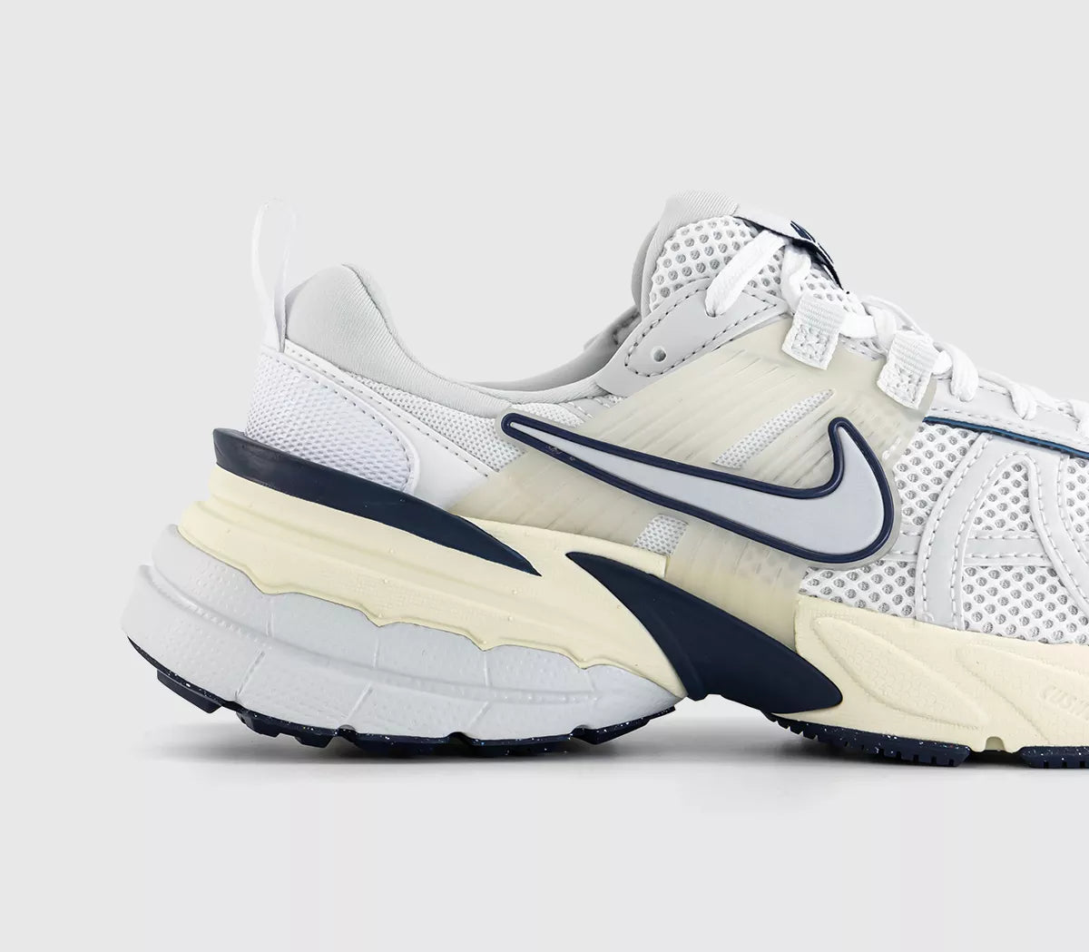 Nike V2K Run White Platinum Tint Photon Dust Sneakers