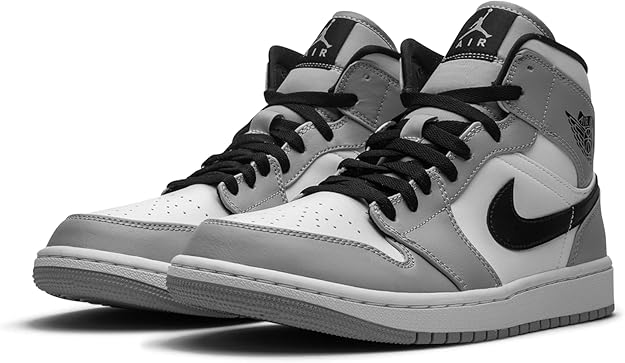 Air Jordan 1 Mid Light Smoke Grey Women Sneaker