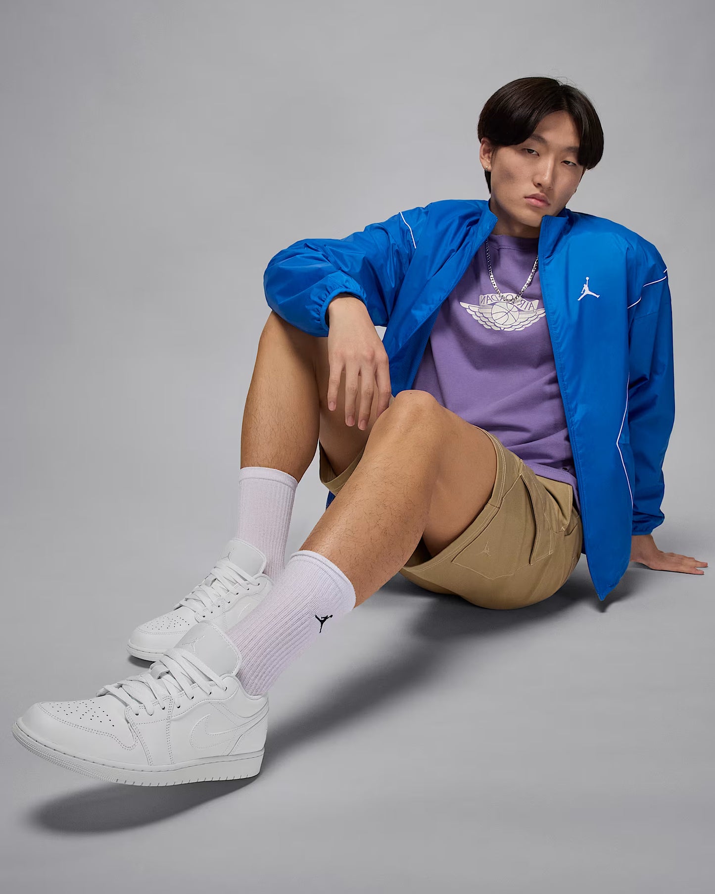 Nike Air Jordan 1 Low Men Sneakers - Triple White