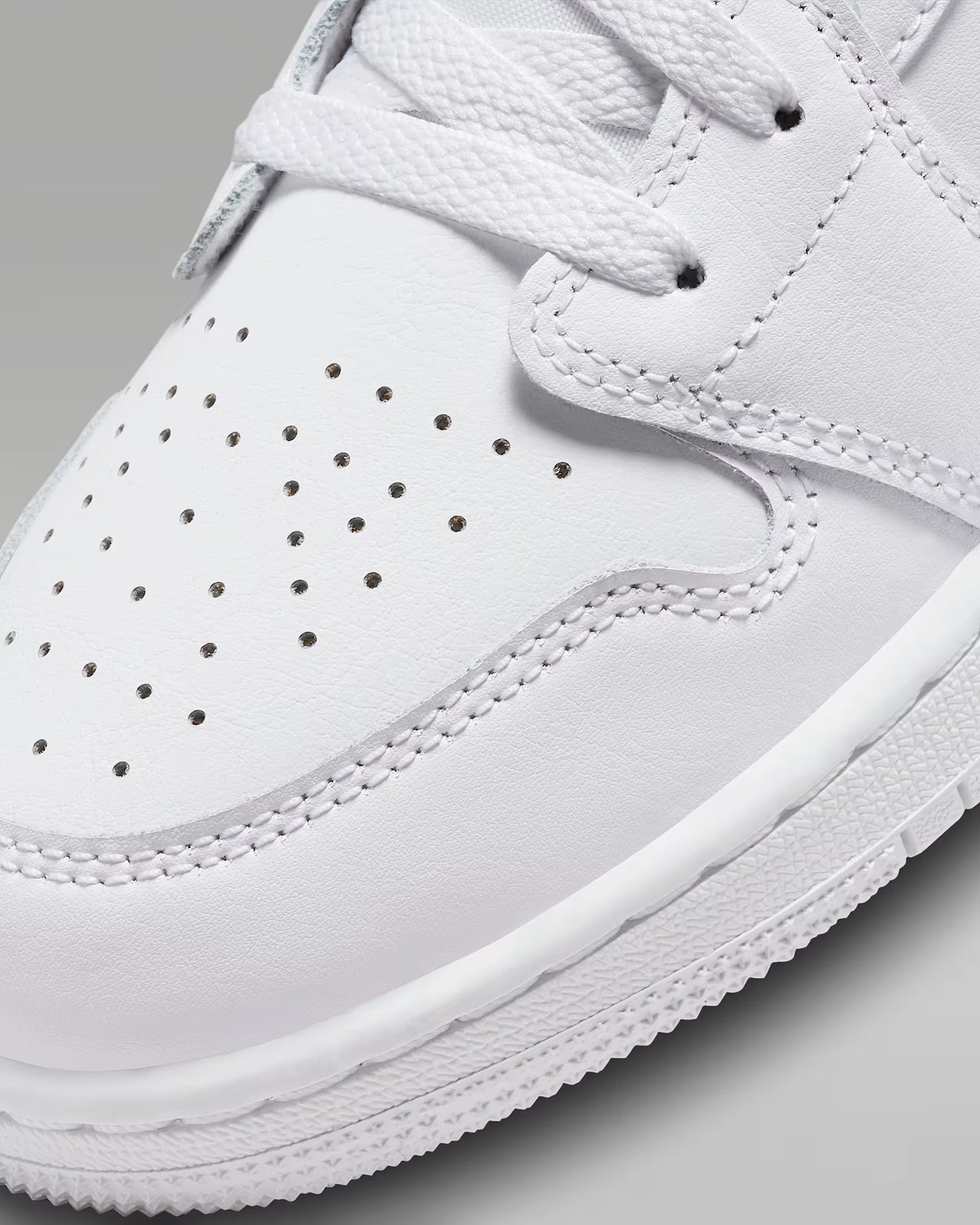 Nike Air Jordan 1 Low Men Sneakers - Triple White