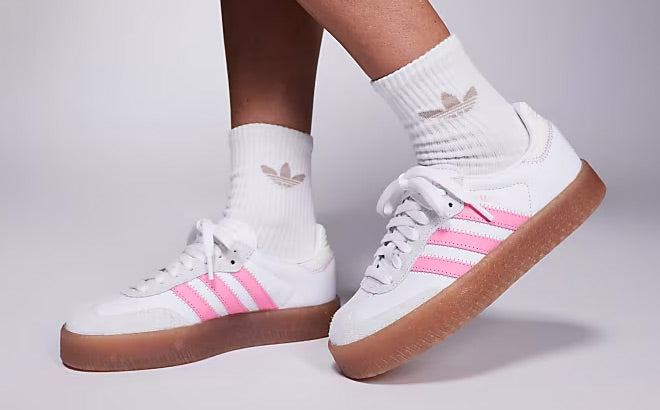 Adidas Samba Cloud White/Bliss Pink Women Sneakers