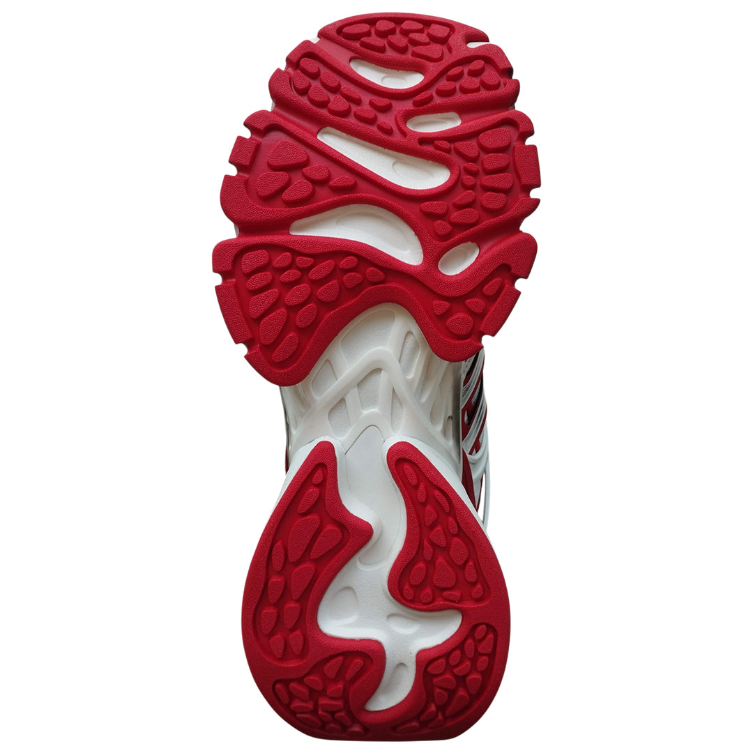 Adidas XLG Runner Deluxe Men Sneakers - White/Red