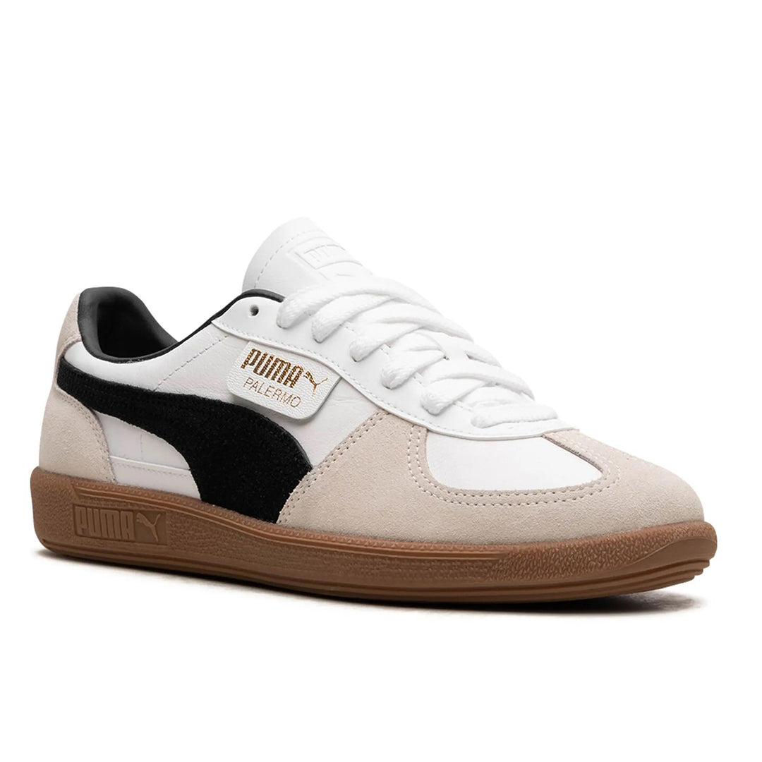 PUMA Palermo Leather Men Sneakers - White/Vapor Gray/Gum