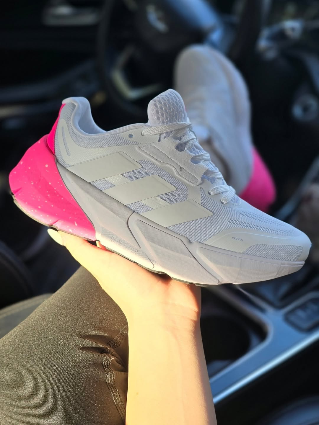 adidas Adistar – White / Pink