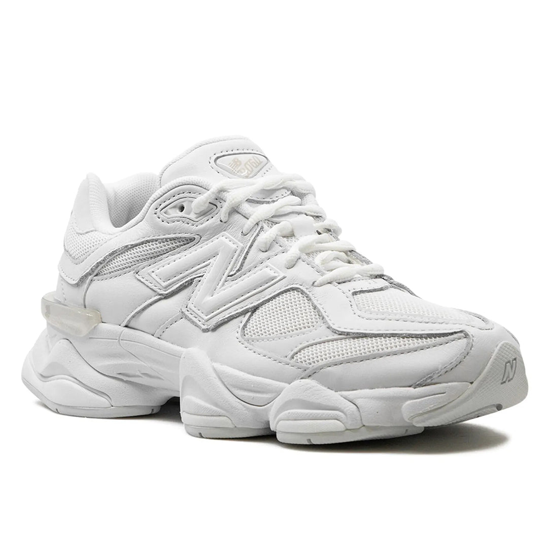New Balance 9060 Leather Men Sneakers - White