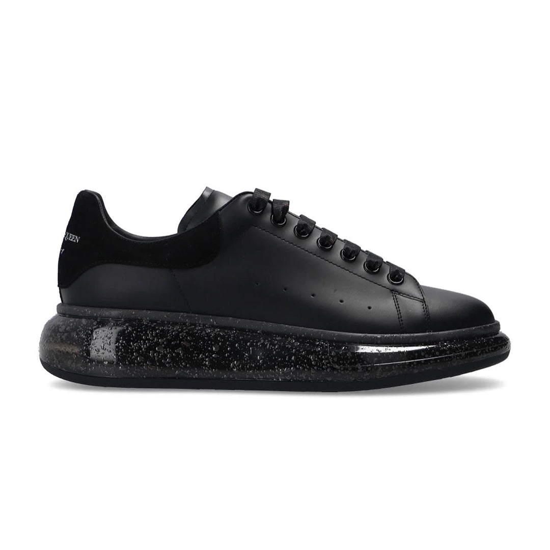 Alexander McQueen LARRY Leather Men Sneakers - Black