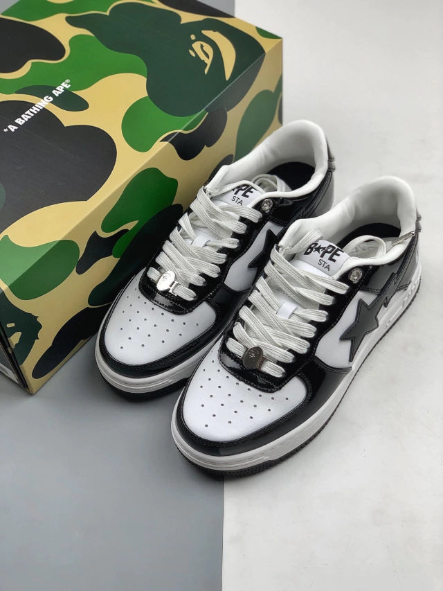 A BATHING APE® White&Black