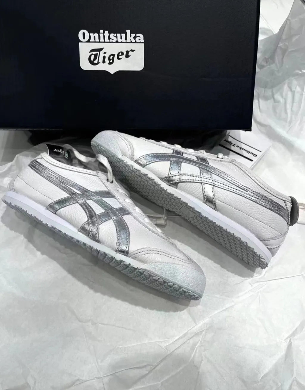 Onitsuka Tiger Mexico White x Silver Women's