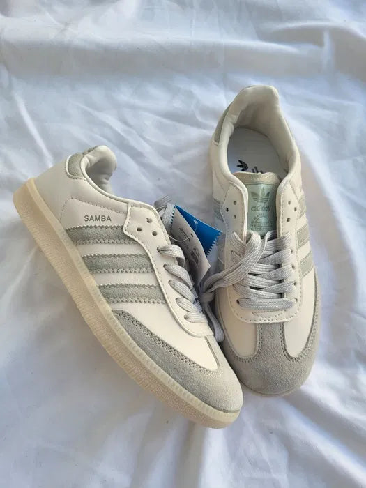 Adidas Samba White x Gray