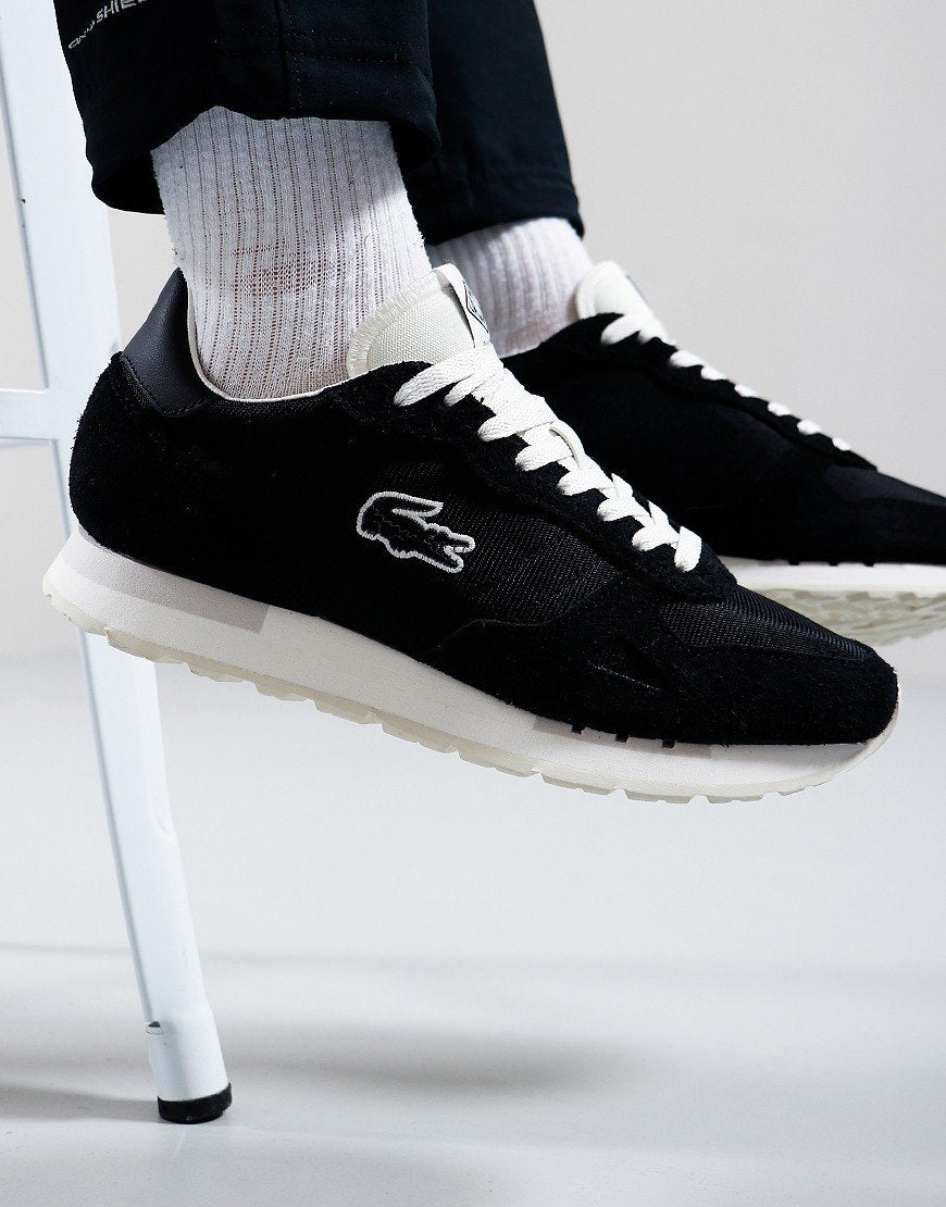 Lacoste Partner 70S Textile Trainer Black Off White