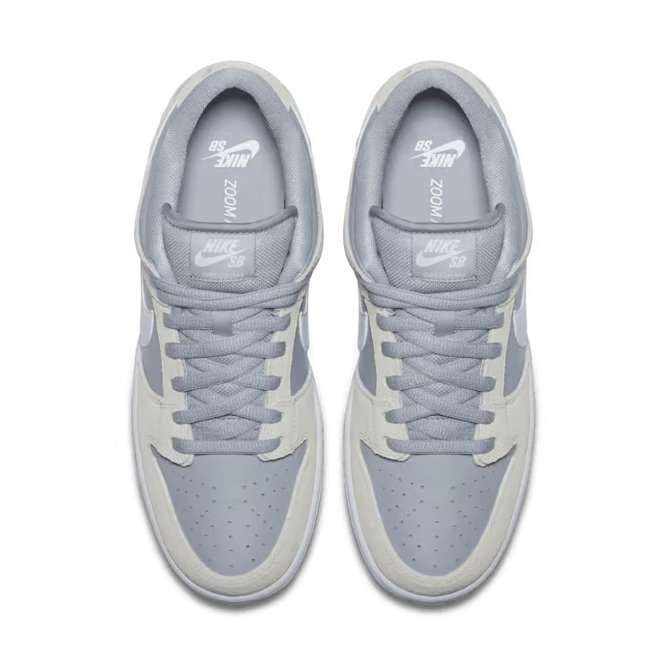 Nike SB Zoom Dunk Low White/White – Unisex Skate Sneakers