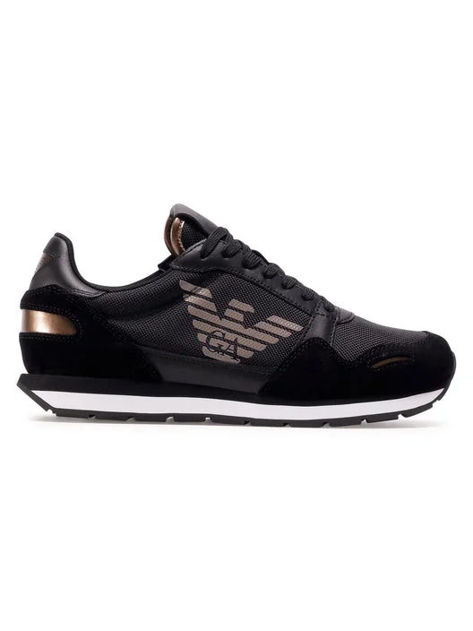 Emporio Armani Low-Top Men Sneakers - Black