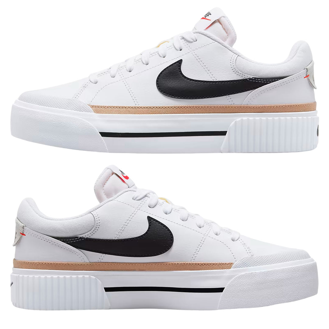 Nike Court Legacy Lift Women Sneakers - White/Black