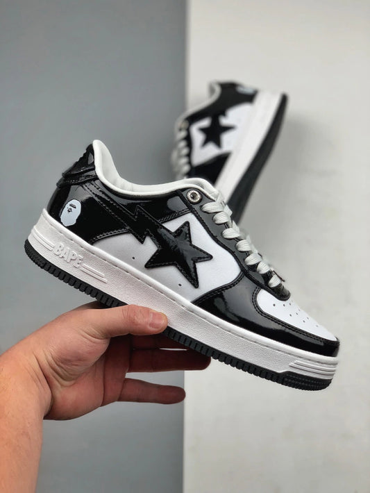 A BATHING APE® White&Black