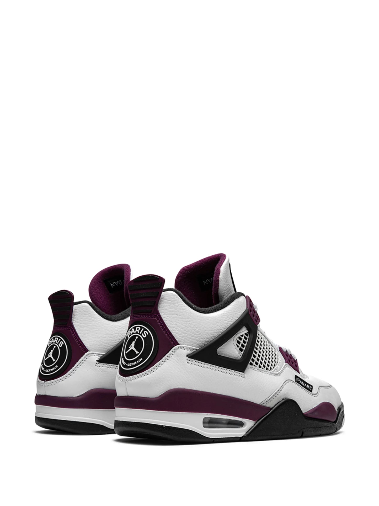 ## Air Jordan 4 Retro White Oreo Sneakers White X Burgundy