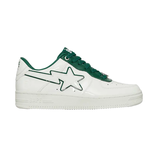 A BATHING APE® White&Green