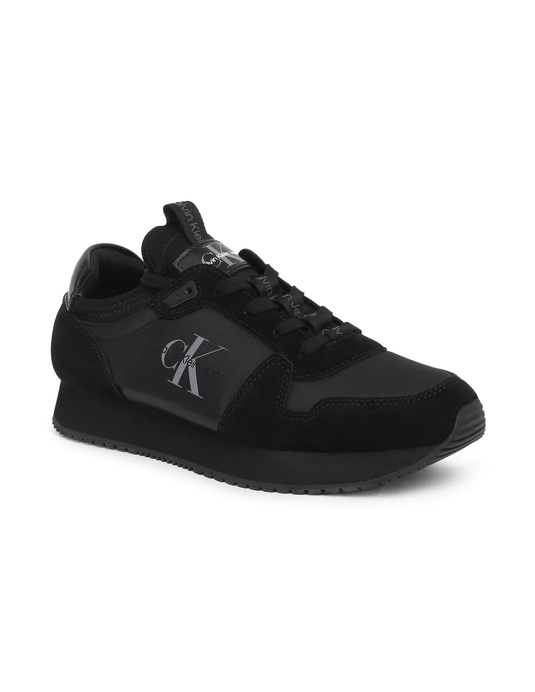 **Calvin Klein Runner Sock Lace Up Shoes – Men’s Sneakers