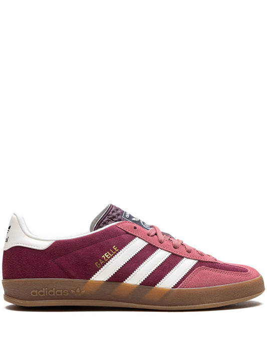 ## Adidas Gazelle Indoor Maroon Sneakers