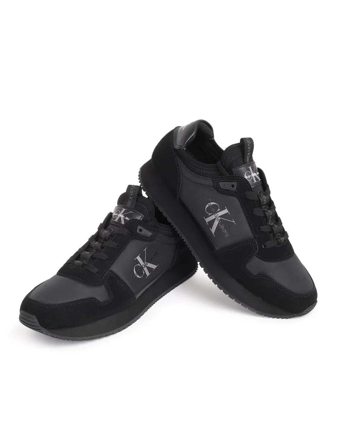 **Calvin Klein Runner Sock Lace Up Shoes – Men’s Sneakers