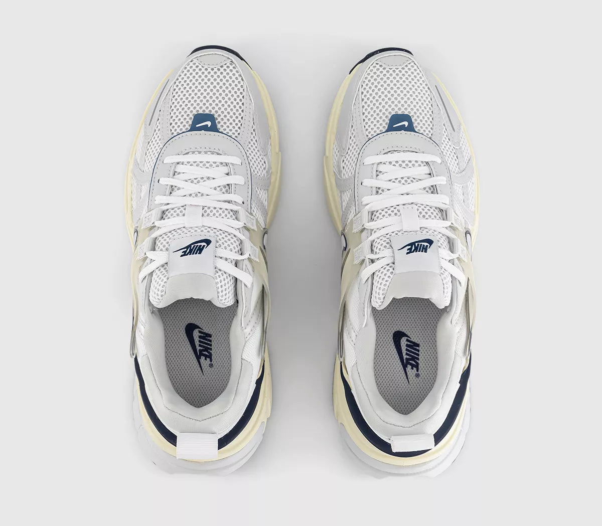Nike V2K Run White Platinum Tint Photon Dust Sneakers