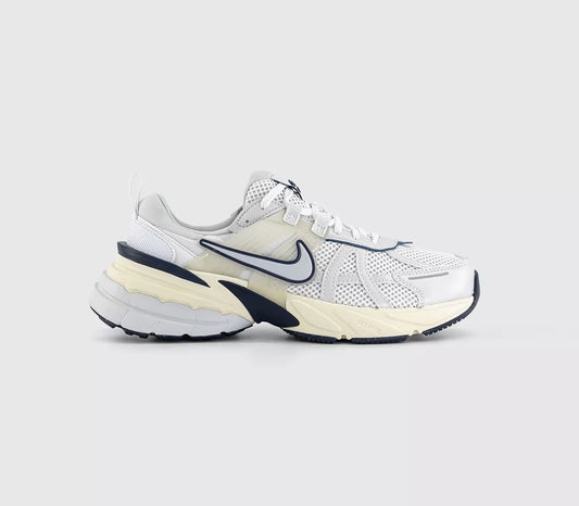 Nike V2K Run White Platinum Tint Photon Dust Sneakers