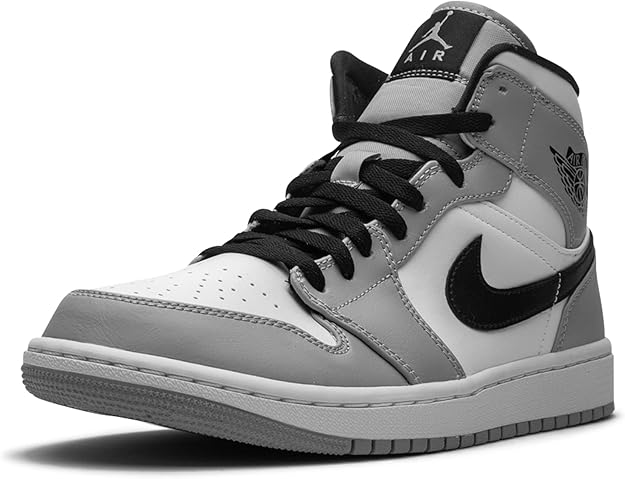Air Jordan 1 Mid Light Smoke Grey Women Sneaker