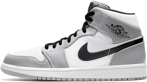 Air Jordan 1 Mid Light Smoke Grey Women Sneaker