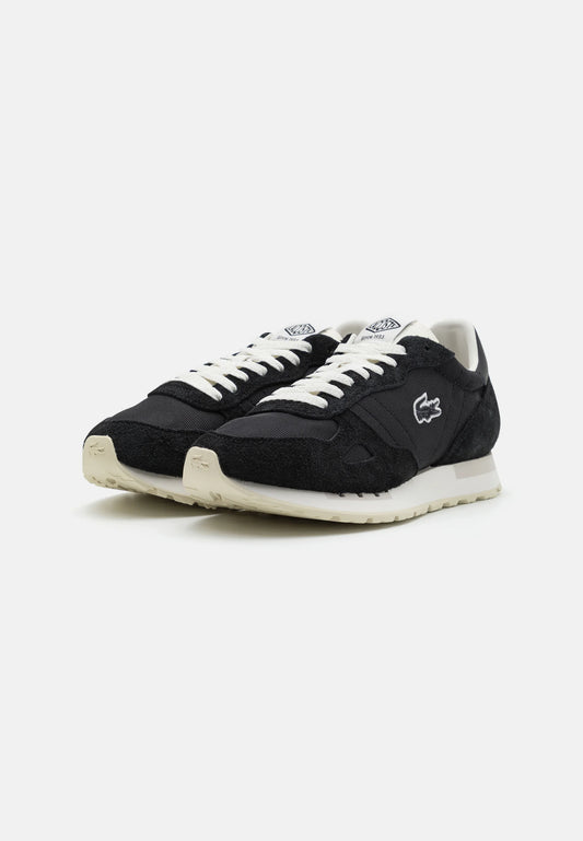 Lacoste Partner 70S Textile Trainer Black Off White