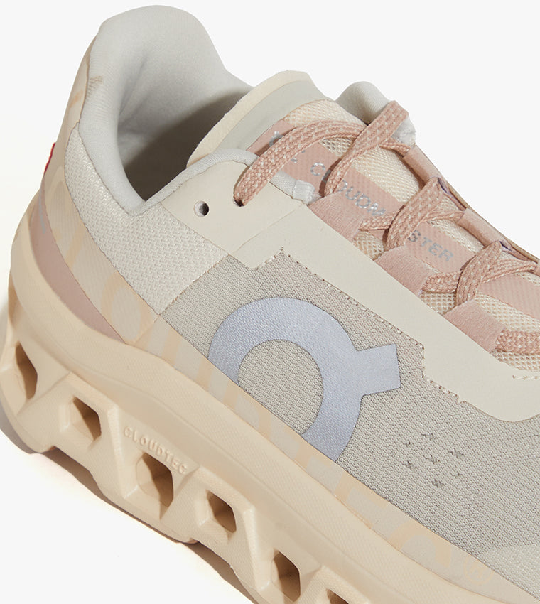 ON Cloudmonster Moon Fawn Mesh Women's Sneakers