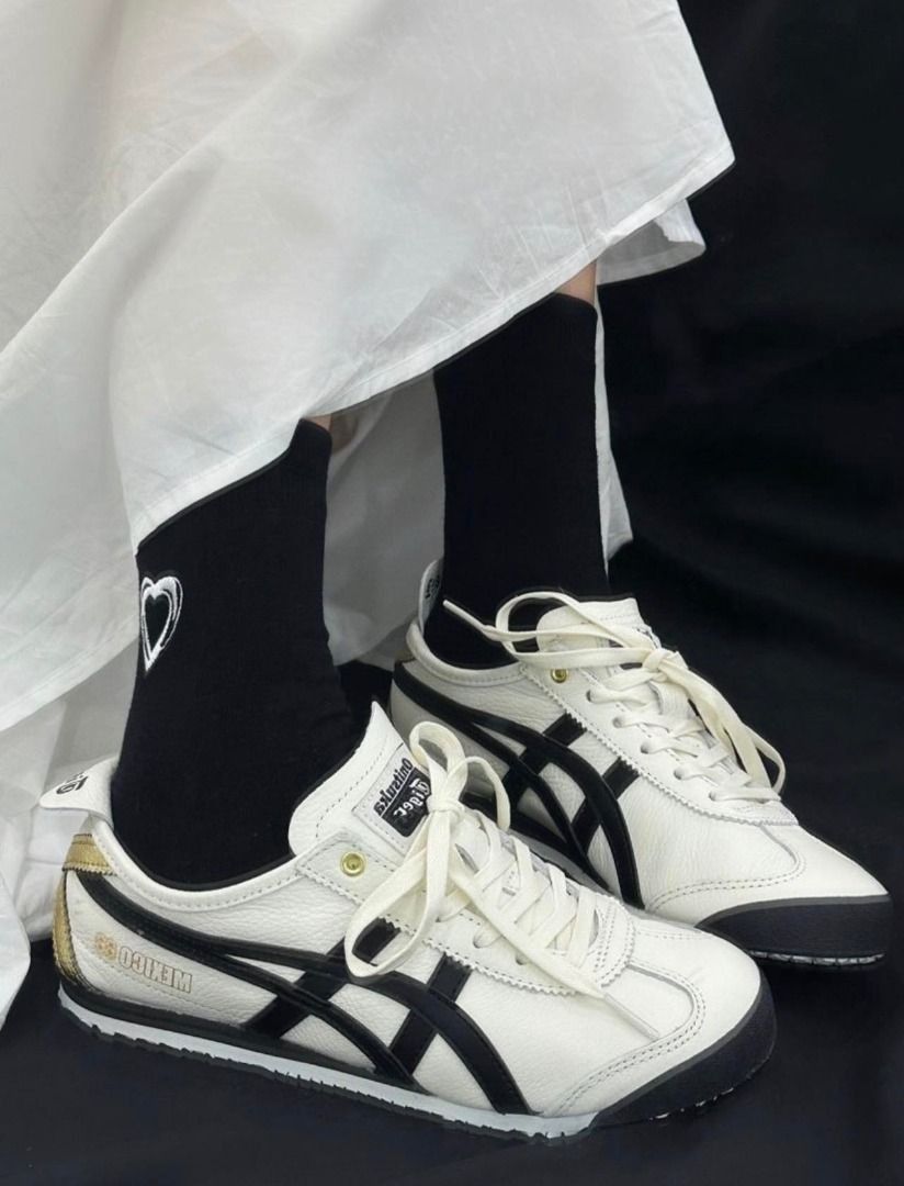 Onitsuka Tiger Mexico White x Black Women's