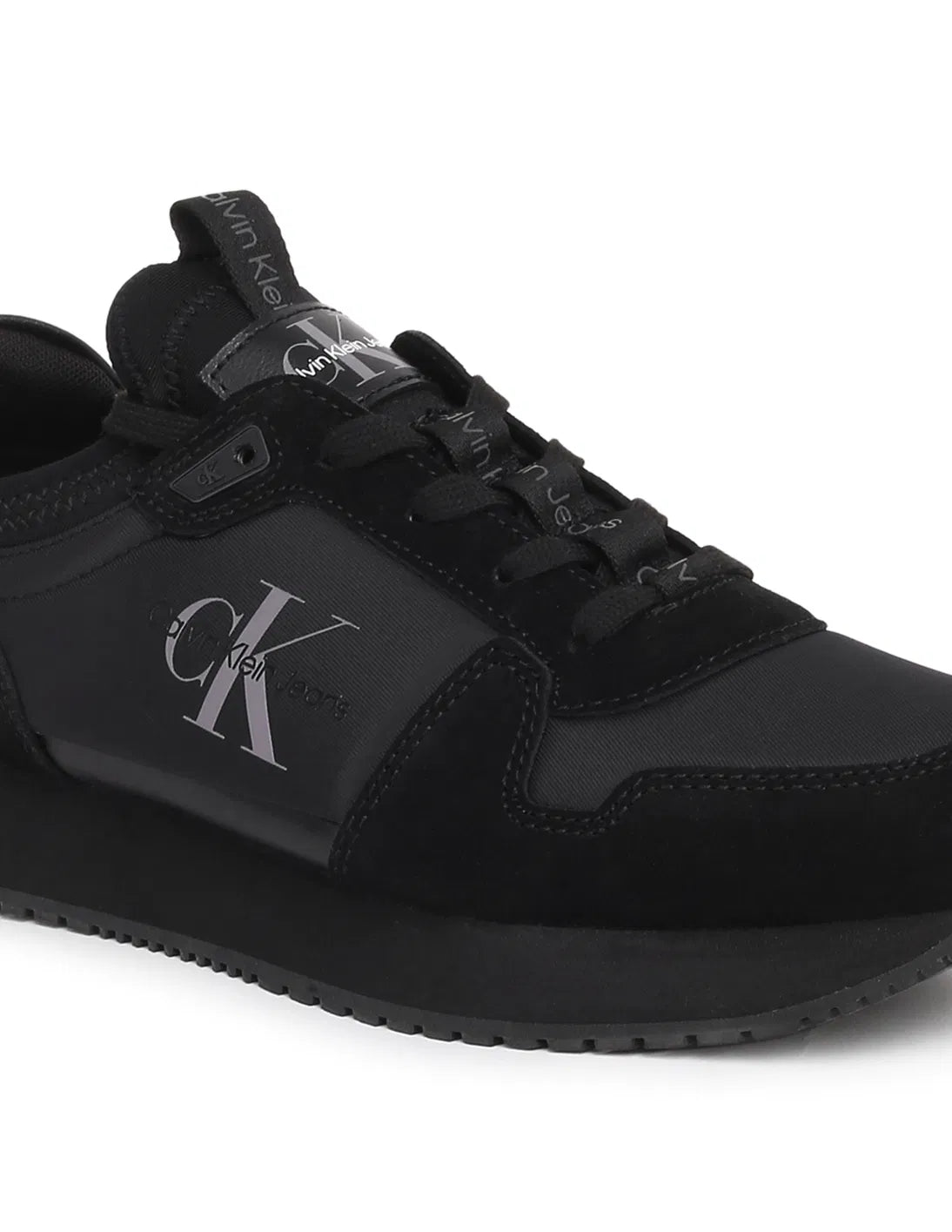 **Calvin Klein Runner Sock Lace Up Shoes – Men’s Sneakers