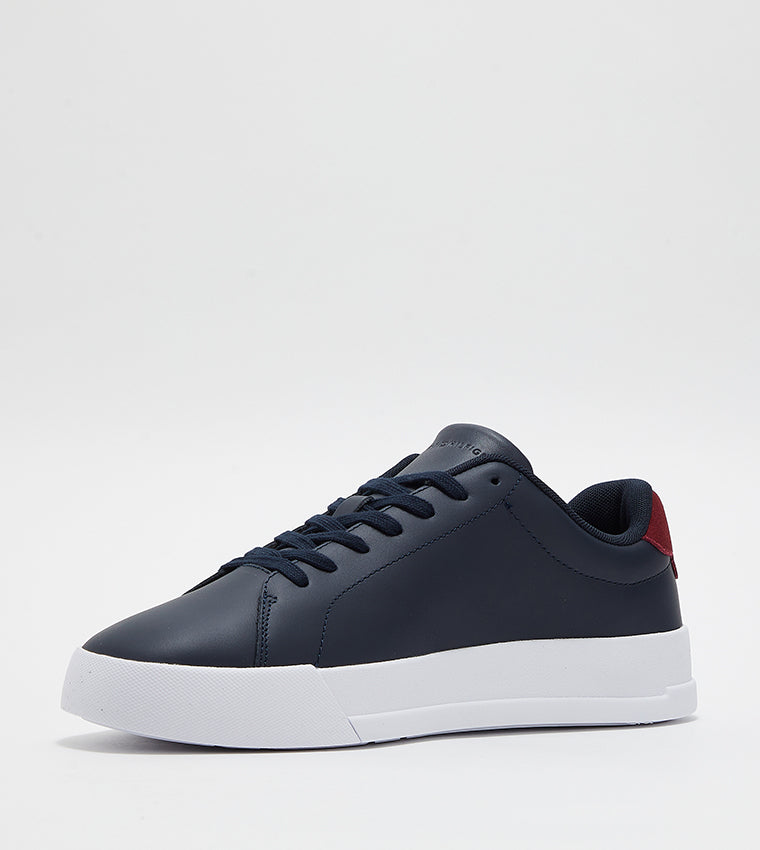 Tommy Hilfiger – TH Court Leather Grain ESS Navy