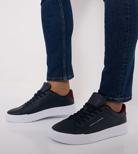 Tommy Hilfiger – TH Court Leather Grain ESS Navy