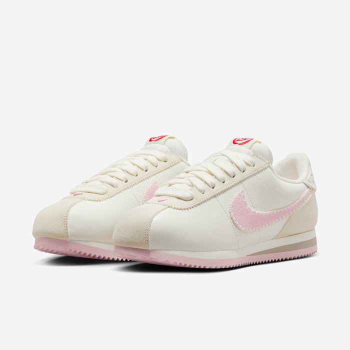 Nike Cortez Textile Women Sneaker - White & Pink