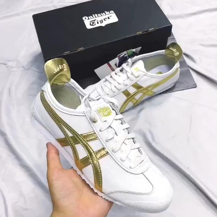 Onitsuka Tiger Mexico  White x Gold Women's