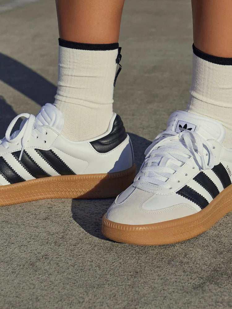 adidas Originals White Samba XLG Trainers Mens