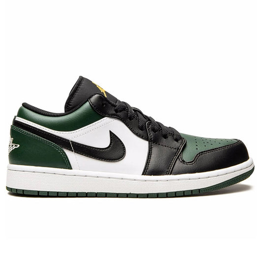Nike Air Jordan 1 Low Green Toe Men Sneakers - Green/White/Black