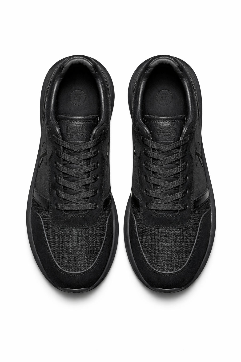Calvin Klein Suede Trainers – Triple Black – Men’s Sneakers