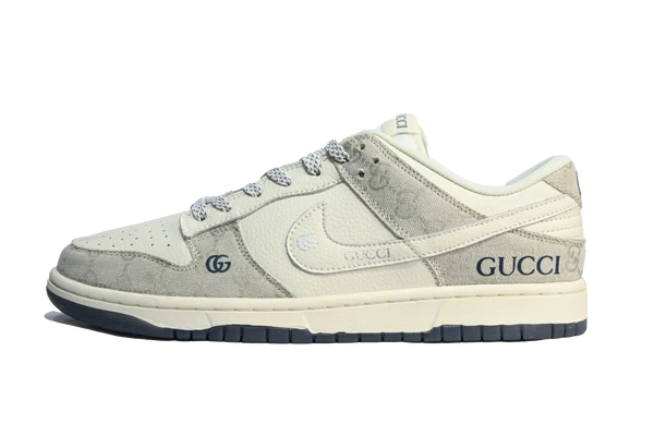 Gucci x Nike Dunk Low White&Gray