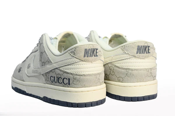 Gucci x Nike Dunk Low White&Gray