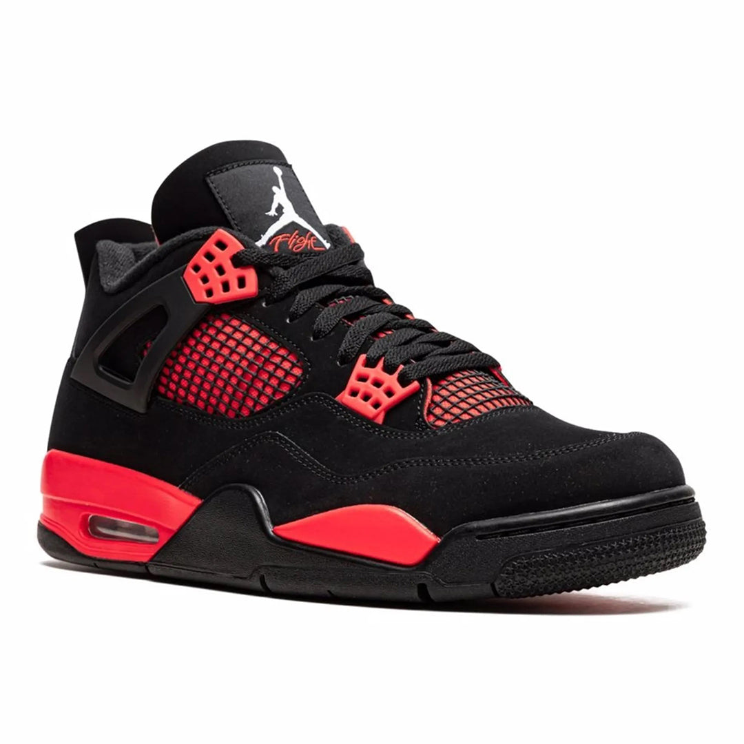 Nike Air Jordan 4 Retro Men Sneakers - Red Thunder