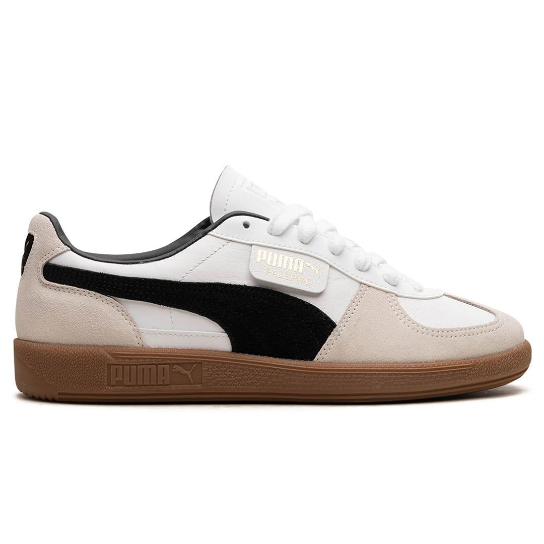 PUMA Palermo Leather Men Sneakers - White/Vapor Gray/Gum